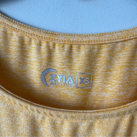 Zyia Downtime Tank Dress Malibu Citrus Yellow Orange XS - Picture 3 of 7